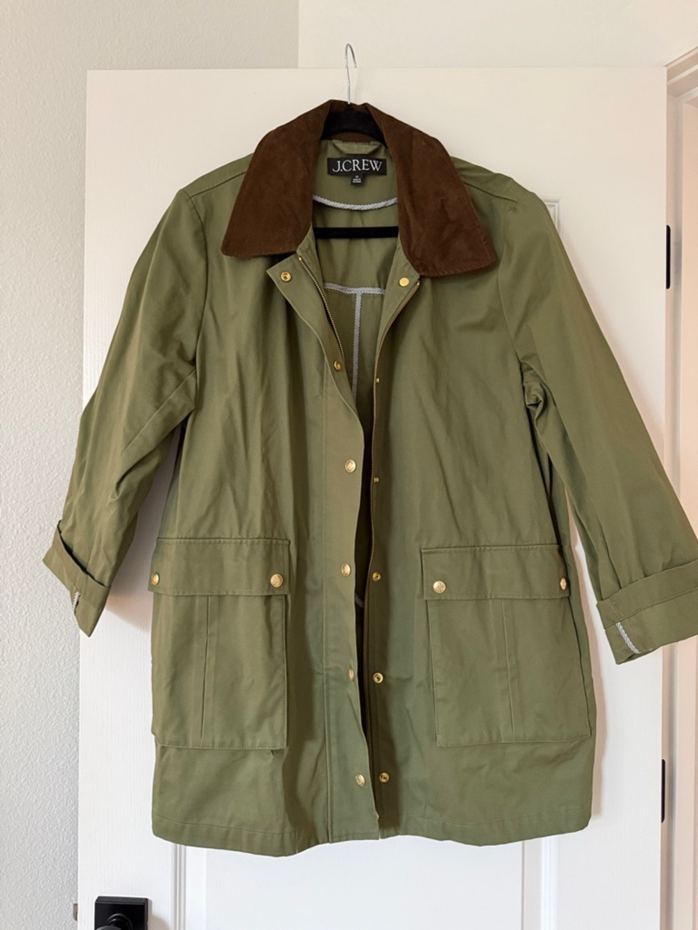 J Crew Waxed Cotton Barn Jacket
